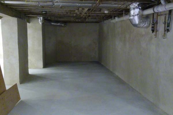 Basement Concrete Construction