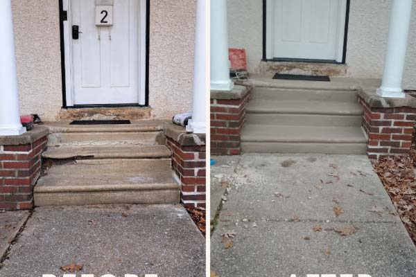 Concrete Stair Installation