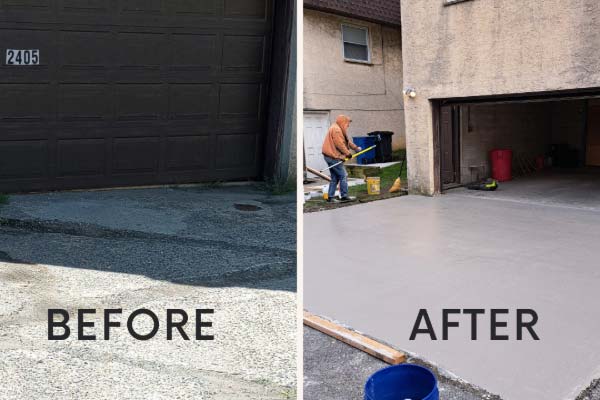 Garage Driveway Installation